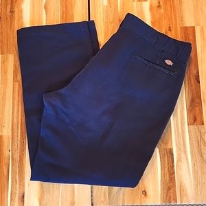 Mens Dickies Flex Original Fit Black Pants -Size 42x32